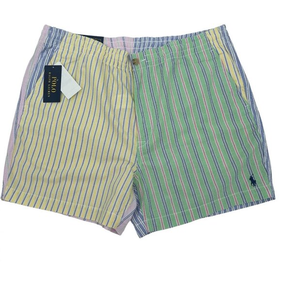 Polo Ralph Lauren Large Classic Fit 5" Prepster Elastic Waist Chino Shorts Multi - Picture 3 of 11